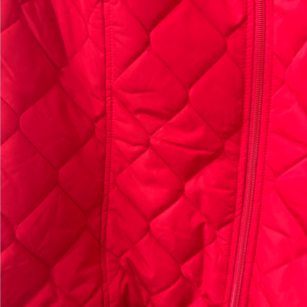 Kim Rogers NWT Red quilted Black Houndstooth Vest size 4X - Picture 2 of 7